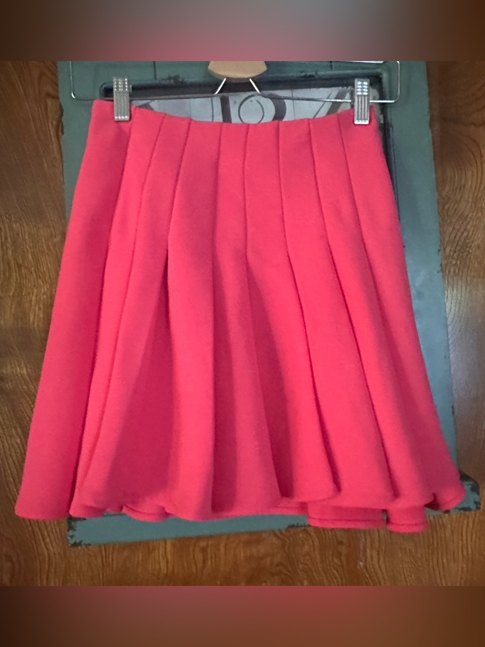 H&M Pink Pleated Circle Skirt